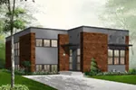 Modern House Plan Front Photo 03 - Burmberry Modern Home 032D-0757 - Search House Plans and More
