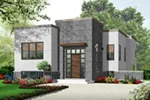 Modern House Plan Front of House 032D-0758