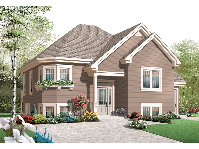 Southern House Plan Front of Home - Shady Crest European Home 032D-0761 - Shop House Plans and More