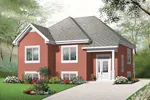 Bungalow House Plan Front Image - Countrylane Traditional Home 032D-0762 - Search House Plans and More
