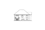 Early American House Plan Rear Elevation - Byrd Creek Early American Home 032D-0763 - Search House Plans and More