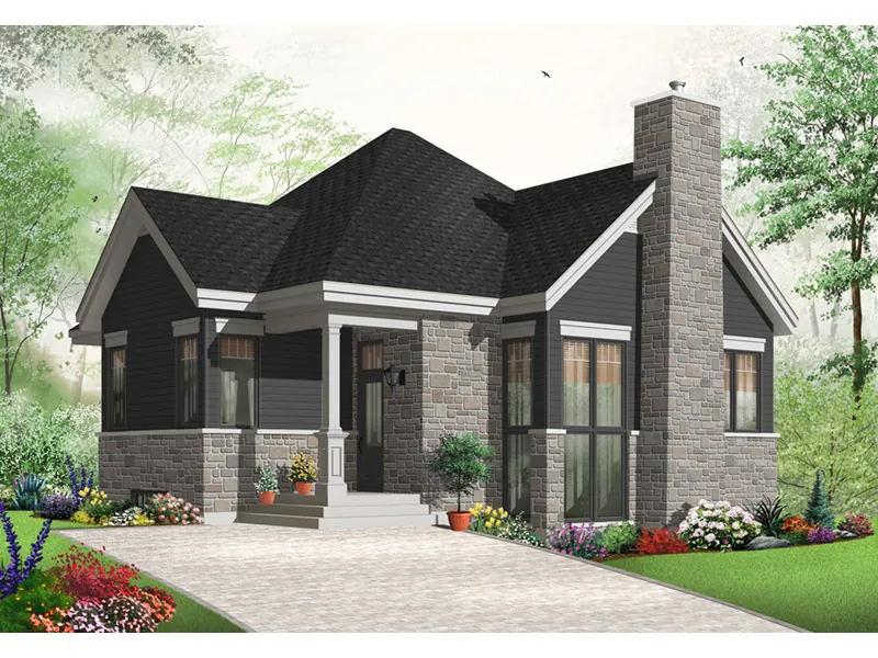 Craftsman House Plan Front Photo 02 - Novara Country Craftsman Home 032D-0764 - Shop House Plans and More