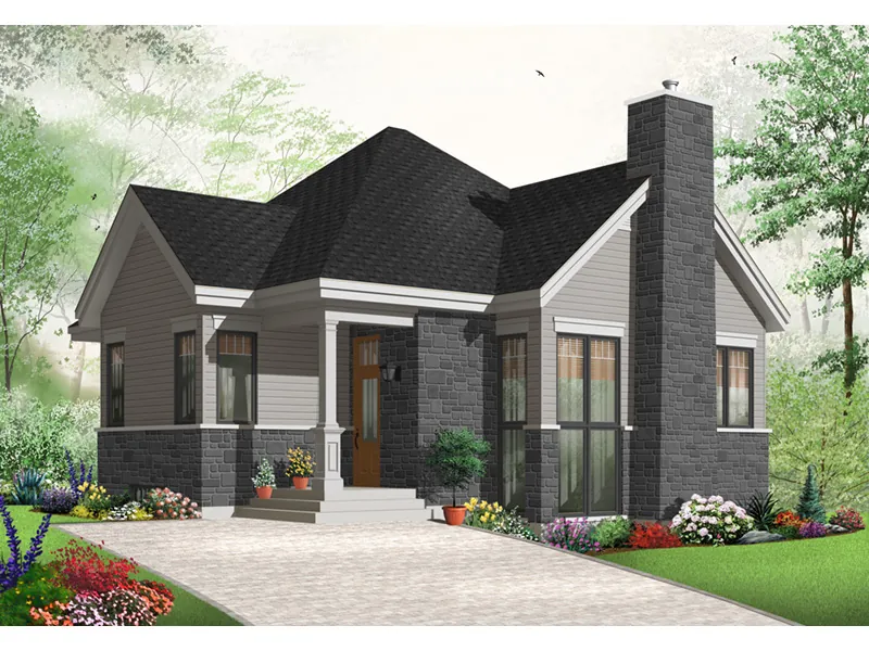 European House Plan Front Photo 03 - Novara Country Craftsman Home 032D-0764 - Shop House Plans and More