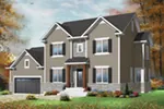 Arts & Crafts House Plan Front Photo 03 - Estes Traditional Home 032D-0772 - Search House Plans and More