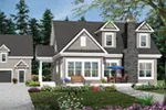 Traditional House Plan Front Photo 01 - Terra Craftsman Home 032D-0774 - Shop House Plans and More