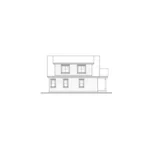 Ranch House Plan Rear Elevation - Terra Craftsman Home 032D-0774 - Shop House Plans and More