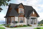 Traditional House Plan Front Photo 02 - Parnell Hill Cottage Home 032D-0775 - Shop House Plans and More