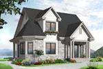 Traditional House Plan Front Photo 03 - Parnell Hill Cottage Home 032D-0775 - Shop House Plans and More