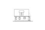 Traditional House Plan Rear Elevation - Parnell Hill Cottage Home 032D-0775 - Shop House Plans and More