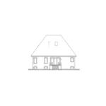 Traditional House Plan Rear Elevation - Glandore Manor European Home 032D-0781 - Search House Plans and More