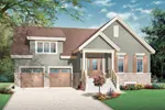 Craftsman House Plan Front Image - Bemiston Bluff Craftsman Home 032D-0783 - Search House Plans and More