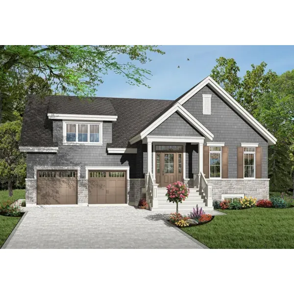 Early American House Plan Front Photo 10 - Bemiston Bluff Craftsman Home 032D-0783 - Search House Plans and More