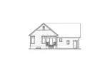 Craftsman House Plan Rear Elevation - Bemiston Bluff Craftsman Home 032D-0783 - Search House Plans and More