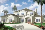 Traditional House Plan Front of Home - Forest Mill Mediterranean Home 032D-0787 - Search House Plans and More