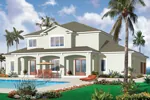 Traditional House Plan Color Image of House - Forest Mill Mediterranean Home 032D-0787 - Search House Plans and More