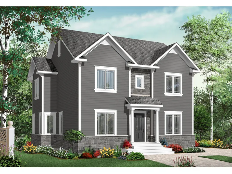 European House Plan Front Photo 01 - Nina Place Country Home 032D-0791 - Shop House Plans and More
