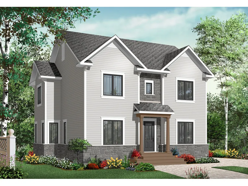European House Plan Front Photo 02 - Nina Place Country Home 032D-0791 - Shop House Plans and More
