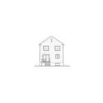 Early American House Plan Rear Elevation - Miralesta Traditional Home 032D-0793 - Shop House Plans and More