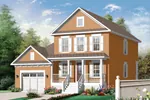 Farmhouse Plan Front Image - Hylton Country Home 032D-0795 - Search House Plans and More
