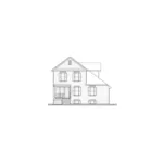 Traditional House Plan Rear Elevation - Hylton Country Home 032D-0795 - Search House Plans and More