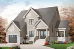 Arts & Crafts House Plan Front Image - Bluff Farm Arts And Crafts Home 032D-0797 - Search House Plans and More