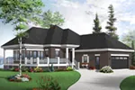 Vacation House Plan Front Photo 02 - Gissler Gorgeous Country Home 032D-0801 - Search House Plans and More