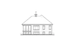 Waterfront House Plan Rear Elevation - Gissler Gorgeous Country Home 032D-0801 - Search House Plans and More