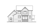 European House Plan Rear Elevation - Brandune Country Farmhouse 032D-0805 - Search House Plans and More