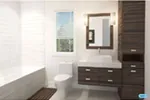 Contemporary House Plan Bathroom Photo 01 - Kaspar Modern Home 032D-0806 - Search House Plans and More