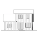 Farmhouse Plan Rear Elevation - Rusty Ridge Craftsman Home 032D-0808 - Shop House Plans and More