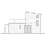 Waterfront House Plan Rear Elevation - Sundari Contemporary Home 032D-0809 - Shop House Plans and More