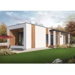 Beach & Coastal House Plan Front Photo 03 - Tova Modern Home 032D-0810 - Shop House Plans and More