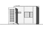 Contemporary House Plan Right Elevation - Tova Modern Home 032D-0810 - Shop House Plans and More