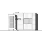 Vacation House Plan Right Elevation - Tova Modern Home 032D-0810 - Shop House Plans and More