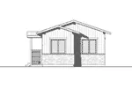 Ranch House Plan Rear Elevation - Tranquil Haven Craftsman Cabin 032D-0811 - Shop House Plans and More