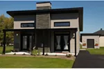 Modern House Plan Front of House 032D-0813