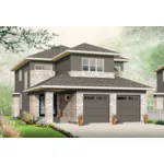 Modern House Plan Front of House 032D-0816