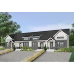 Country House Plan Front of House 032D-0821