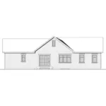 Arts & Crafts House Plan Rear Elevation - Gareth Craftsman Ranch Home 032D-0823 - Search House Plans and More