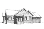 Country House Plan Front Elevation - Sackston Country Home 032D-0825 - Shop House Plans and More