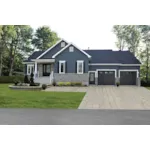 Traditional House Plan Front of House 032D-0825