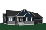 Southern House Plan Front Photo 01 - Sackston Country Home 032D-0825 - Shop House Plans and More