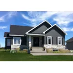 Ranch House Plan Front of House 032D-0826