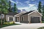 Traditional House Plan Front Photo 01 - Martin Creek Country Home 032D-0827 - Shop House Plans and More
