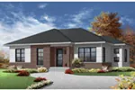 Ranch House Plan Front Photo 02 - Lettie Modern Ranch Home 032D-0829 - Shop House Plans and More