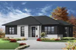 Ranch House Plan Front Photo 03 - Lettie Modern Ranch Home 032D-0829 - Shop House Plans and More