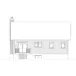 Ranch House Plan Rear Elevation - Kindle Traditional Ranch Home 032D-0831 - Search House Plans and More