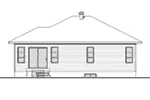 Mountain House Plan Rear Elevation - Parson Peak Rustic Home 032D-0835 - Shop House Plans and More