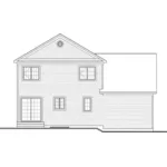 Ranch House Plan Rear Elevation - Mulberry Hill Craftsman Home 032D-0843 - Shop House Plans and More