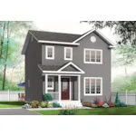 Front of Home - Milburn Traditional Home 032D-0850 - Shop House Plans and More